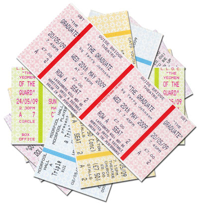 Horizontal standard tickets